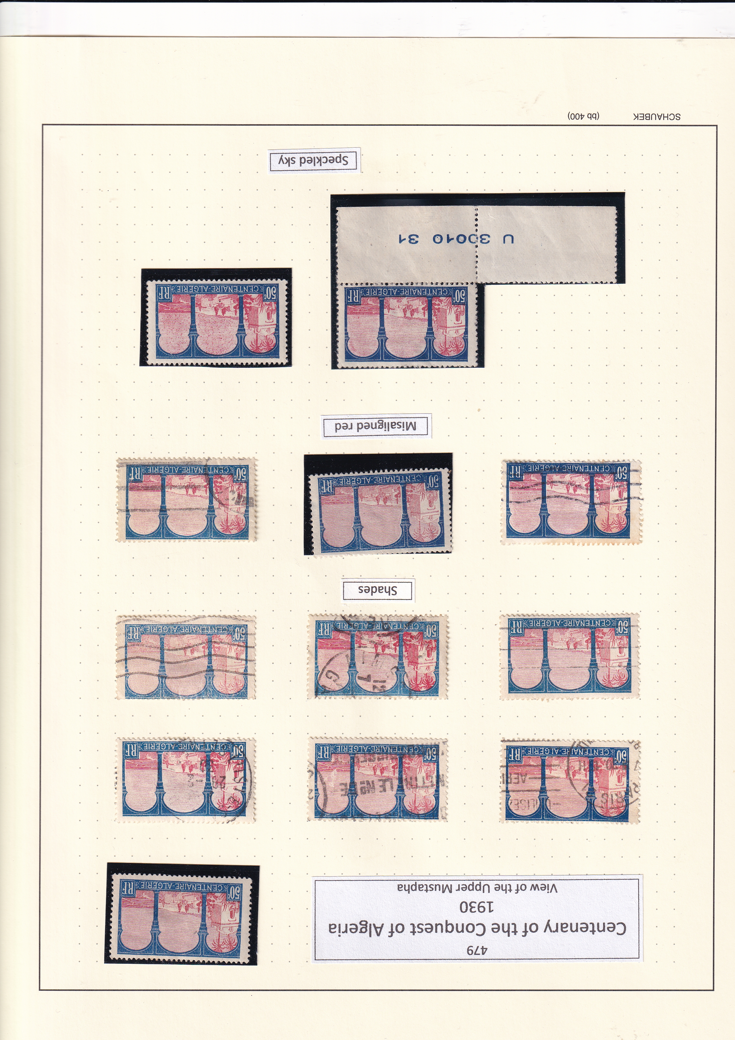 a collection of postage stamps