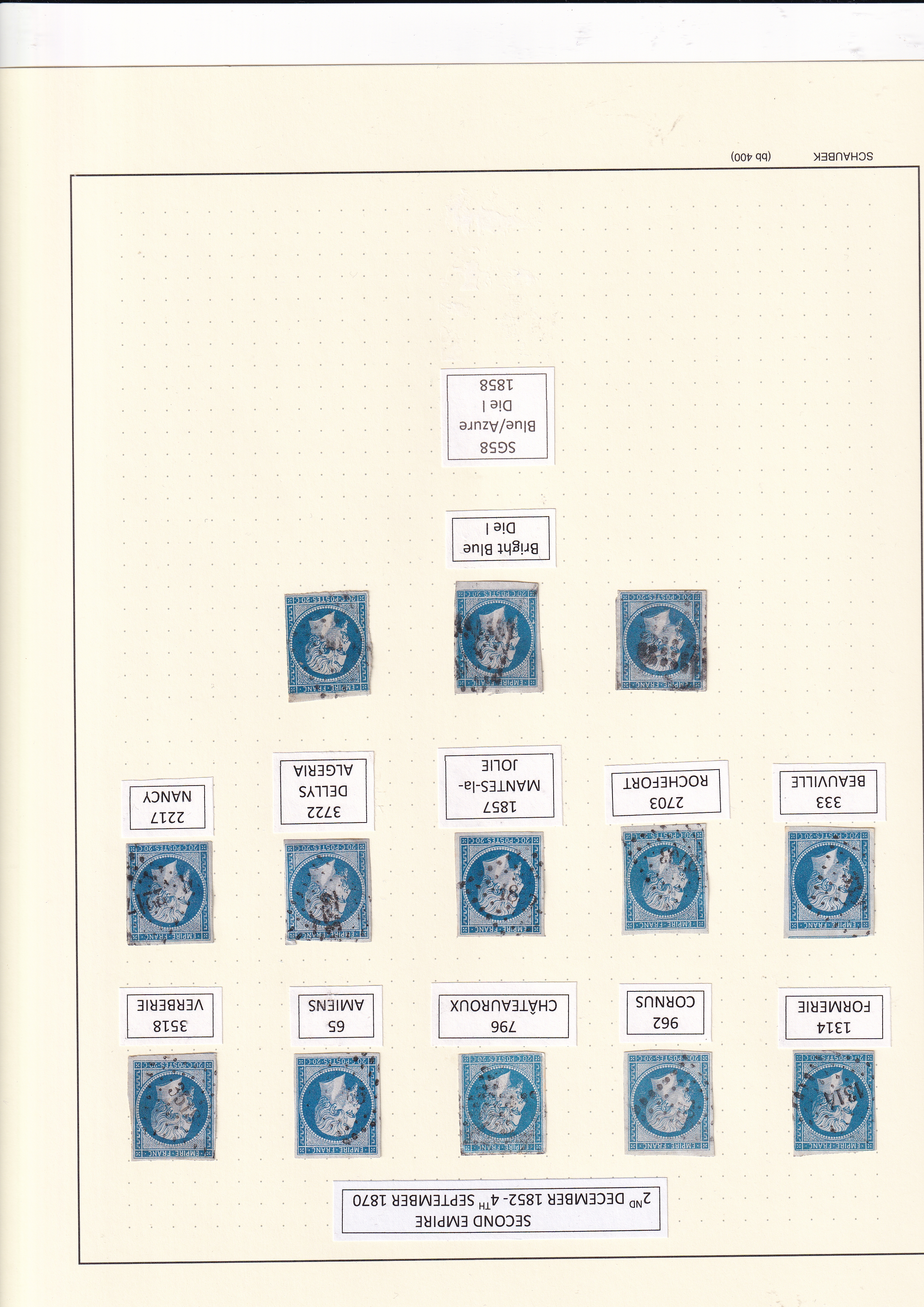 a collection of postage stamps