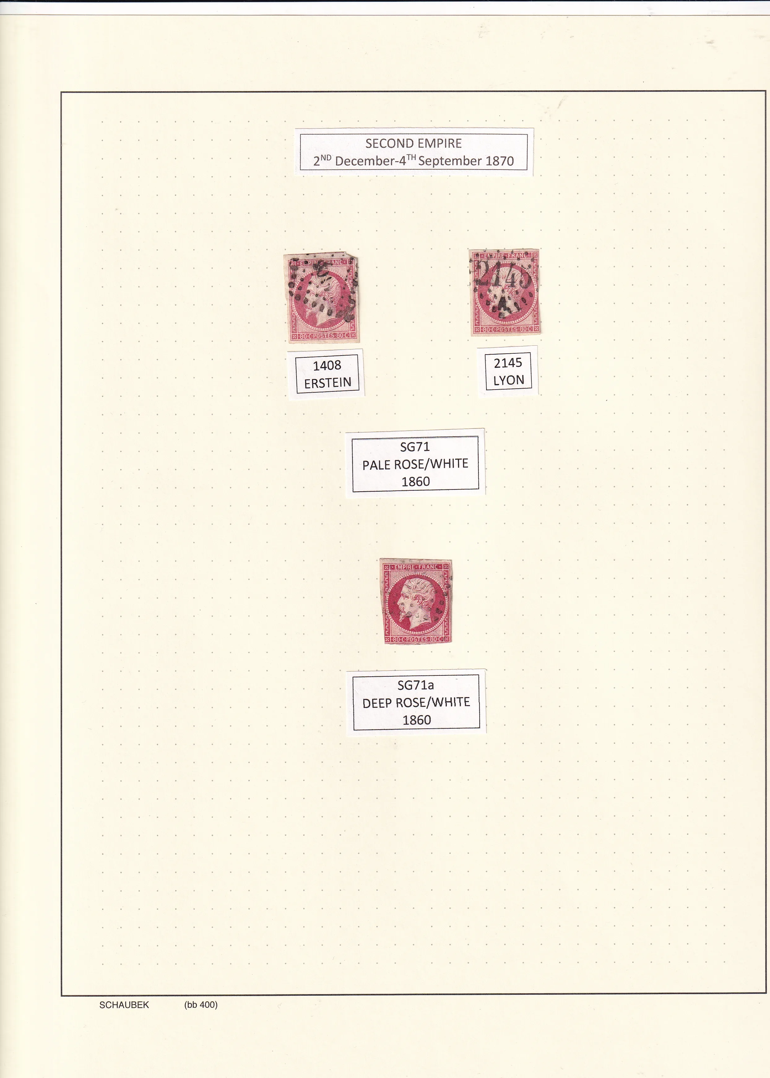 several stamps on a white paper